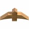 Ekena Millwork Bellingham Rough Sawn Timber Gable Bracket, Western Red Cedar, 36"W x 15"H x 6"D x 6"F, 10/12 Pitch GBW036X15X0606BEL00RWR - alternate 4